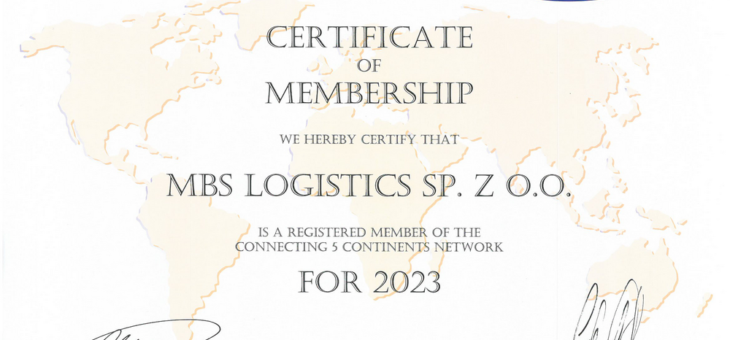 Nowy certyfikat członkowski C5C na rok 2023
